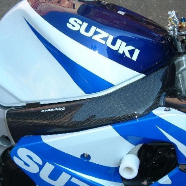 Pyramid Plastics Pyramid frame covers | carbon | suzuki gsx-r600 2000>2003